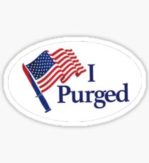 I Purged Sticker