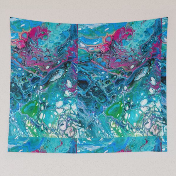 Item preview, Fluid art, acrylic pour designed and sold by Dreamscape Eclectic .