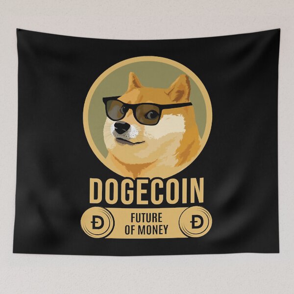 Item preview, Dogecoin Shiba Inu Crypto The Future of Money Cryptocurrency Crypto Lover  designed and sold by Coveney18.