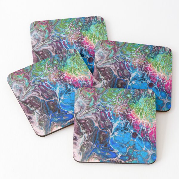 Item preview, Fluid art, acrylic pour designed and sold by Dreamscape Eclectic .