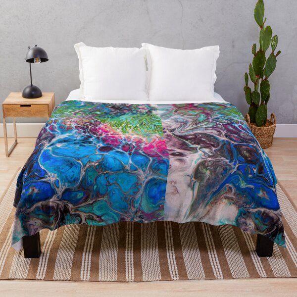 Item preview, Fluid art, acrylic pour designed and sold by Dreamscape Eclectic .