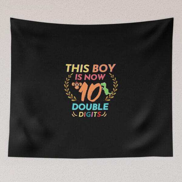 Item preview, This Boy is Now 10 Double Digits designed and sold by JoLiShop.