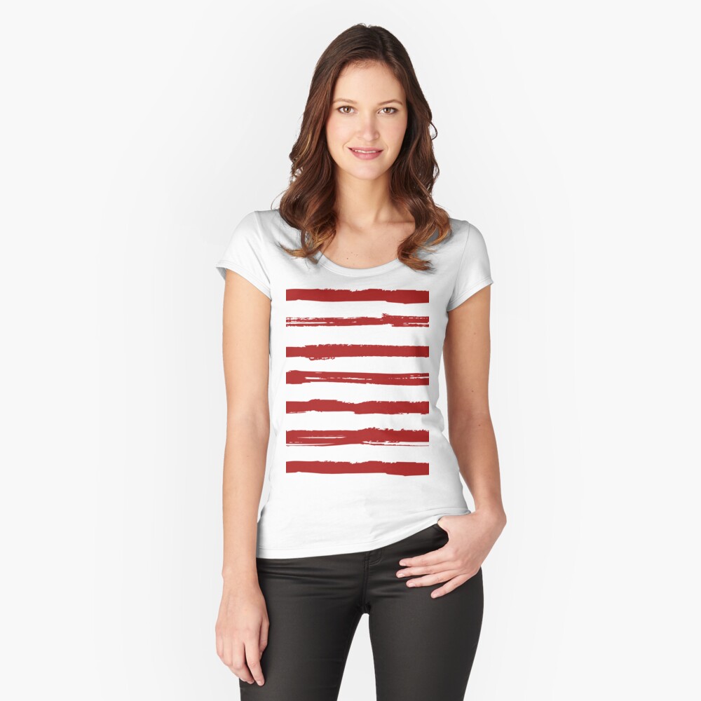 Item preview, Fitted Scoop T-Shirt designed and sold by style41.