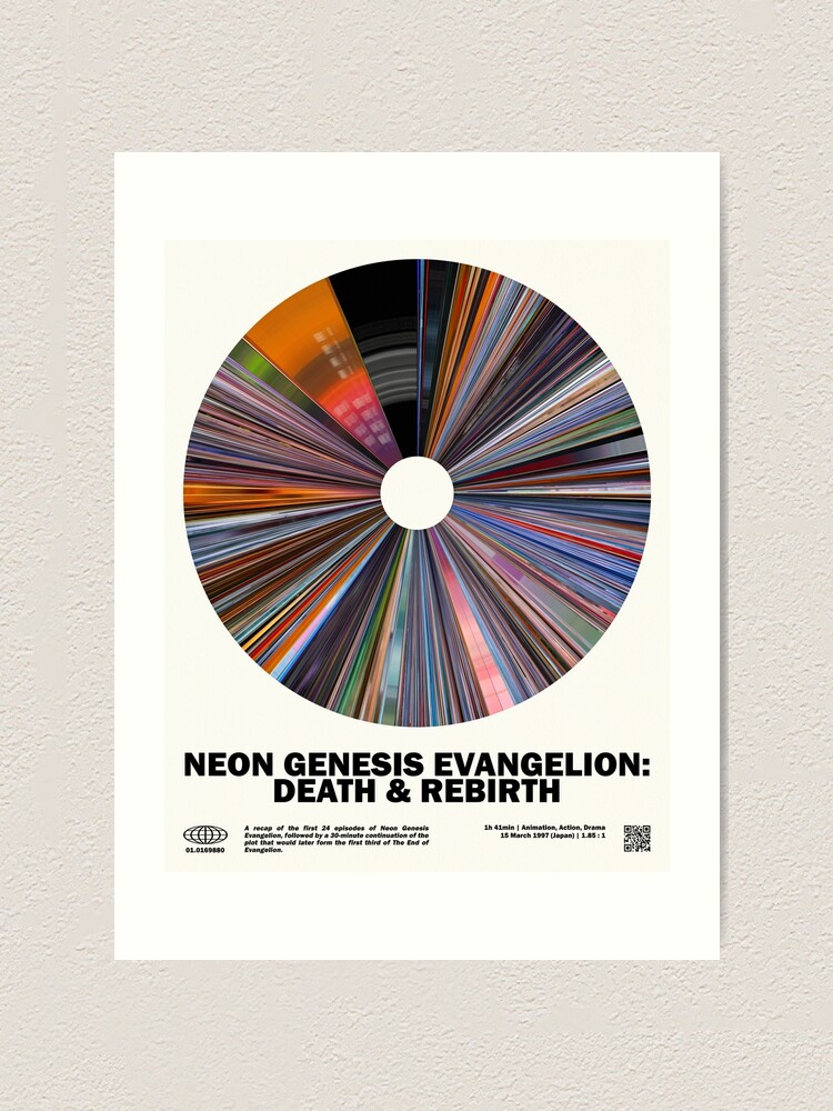 minimal_Neon Genesis Evangelion: Death Rebirth Warp Barcode