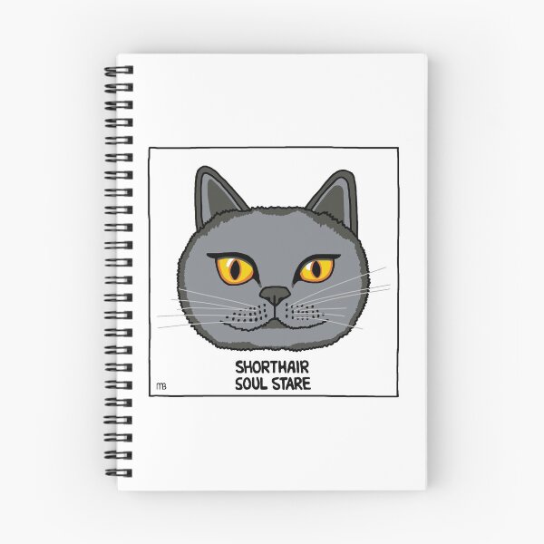 Item preview, Shorthair grey cat designed and sold by Michelle Best.