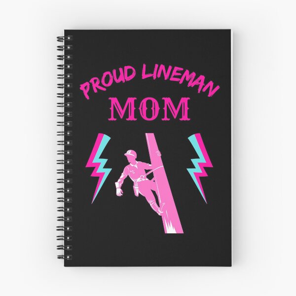 Item preview, Proud Lineman Mom designed and sold by WoodburyLake.