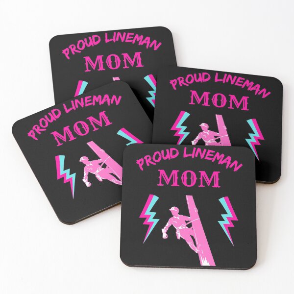 Item preview, Proud Lineman Mom designed and sold by WoodburyLake.