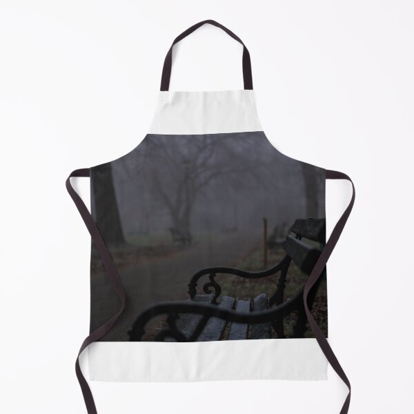 Item preview, Bench in park during foggy evening designed and sold by nikola993.