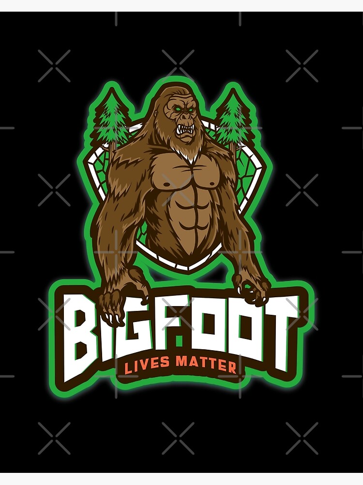  Mens Yeti Lives Matter, Bigfoot Is Real, Funny