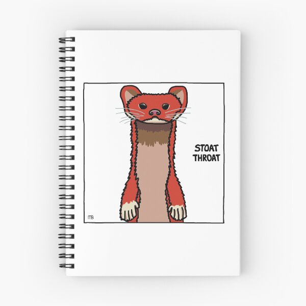Item preview, Curious stoat with a furry throat designed and sold by Michelle Best.