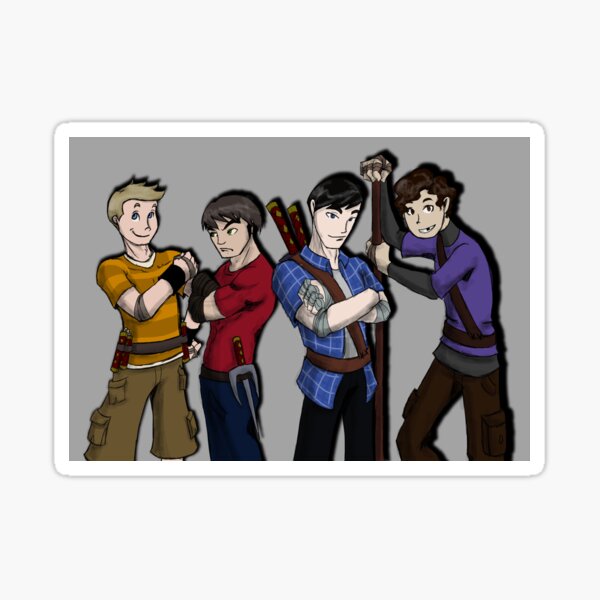 Teenage Ninja Humans Sticker