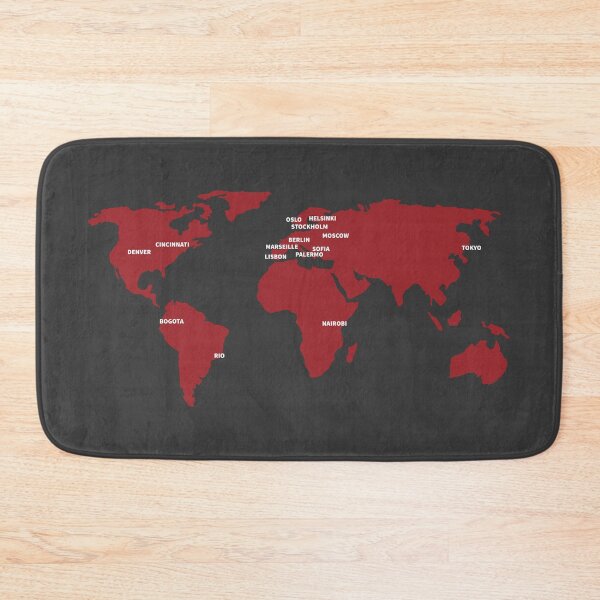 Item preview, La casa de papel/Money Heist map designed and sold by AlexandraNN.