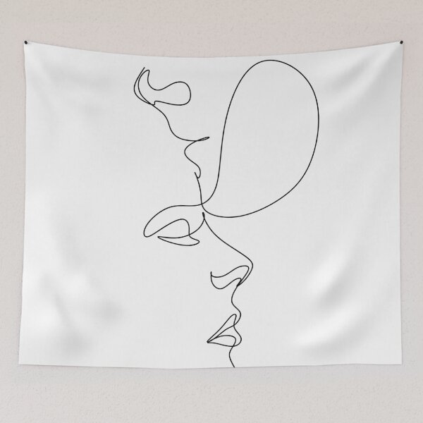 Item preview, One Line art Couple. designed and sold by OneLinePrint.