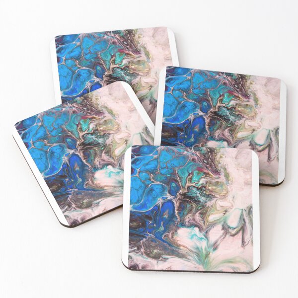 Item preview,  Abstract Fluid art, acrylic pour designed and sold by Dreamscape Eclectic .