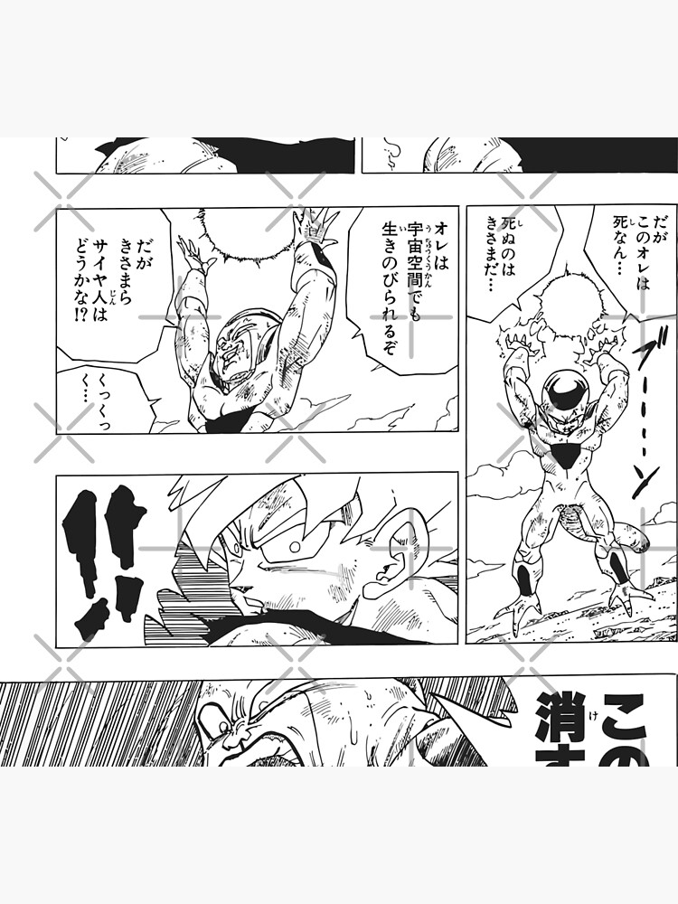 Dragon Ball Z Goku VS Frieza Manga Panel Photographic Print for Sale by  TorGraphix