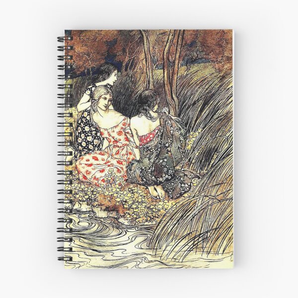 Item preview, Flowery Naiades by Arthur Rackham  designed and sold by Niina  Niskanen.