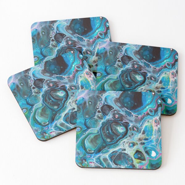 Item preview,  Abstract Fluid art, acrylic pour designed and sold by Dreamscape Eclectic .