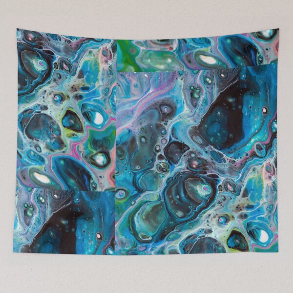 Item preview,  Abstract Fluid art, acrylic pour designed and sold by Dreamscape Eclectic .