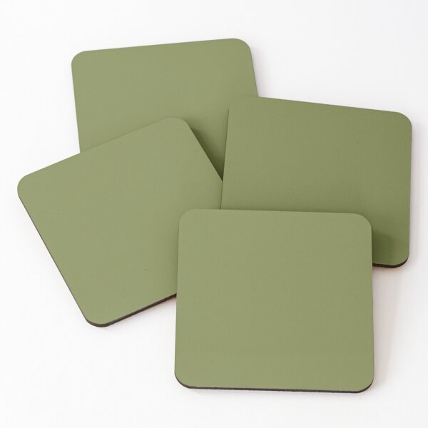 Item preview, Solid Olive Green Monochrome Minimal Design designed and sold by HiddenPuppets.