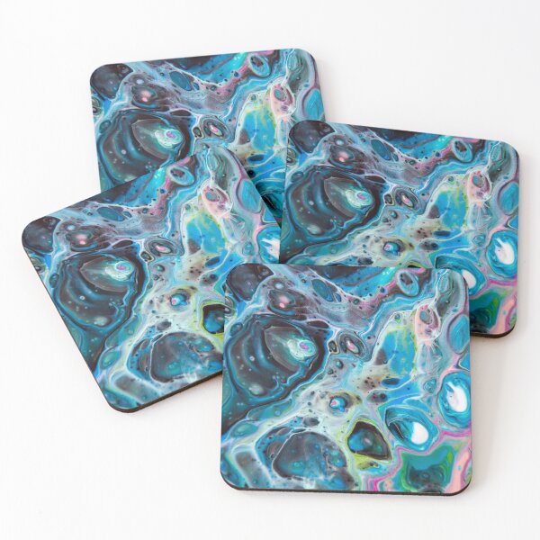 Item preview,  Abstract Fluid art, acrylic pour designed and sold by Dreamscape Eclectic .