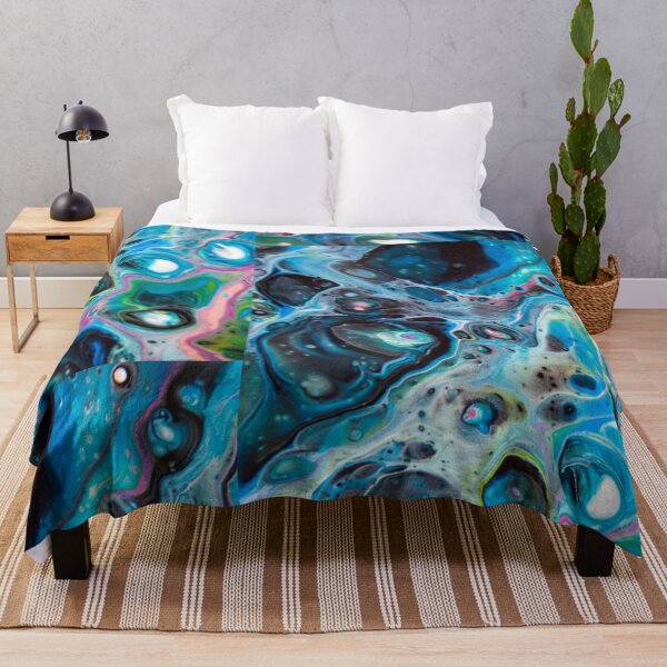 Item preview,  Abstract Fluid art, acrylic pour designed and sold by Dreamscape Eclectic .