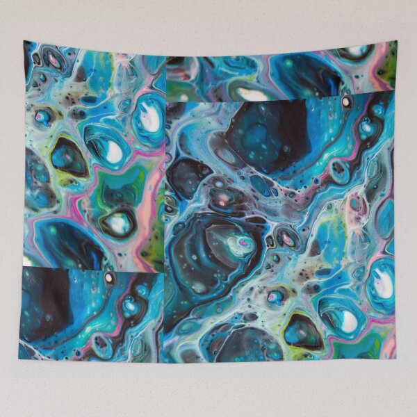 Item preview,  Abstract Fluid art, acrylic pour designed and sold by Dreamscape Eclectic .