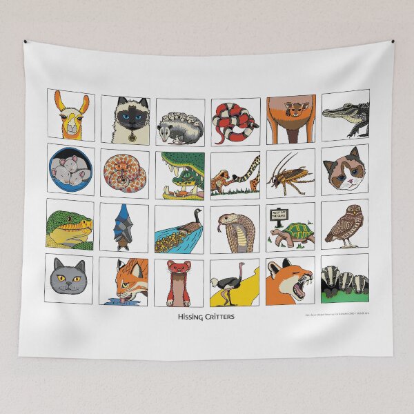 Item preview, Hissing critters - landscape designed and sold by Michelle Best.