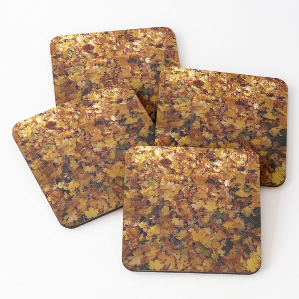 Item preview, golden fallen maple leaves designed and sold by Olga Kydryavskaya.
