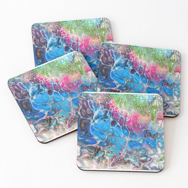 Item preview, Fluid art, acrylic pour designed and sold by Dreamscape Eclectic .