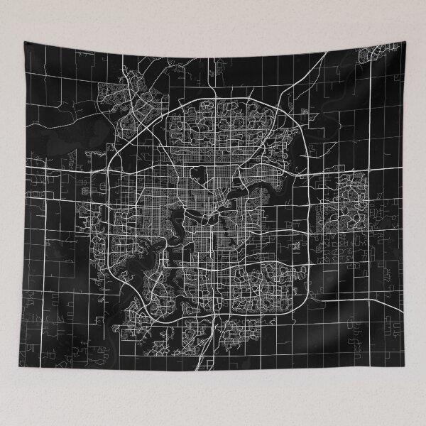 Item preview, Edmonton City Map of Canada- Full Moon designed and sold by deMAP.