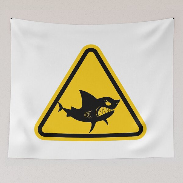 Item preview, Sharks Warning Sign  designed and sold by treasure-crafts.