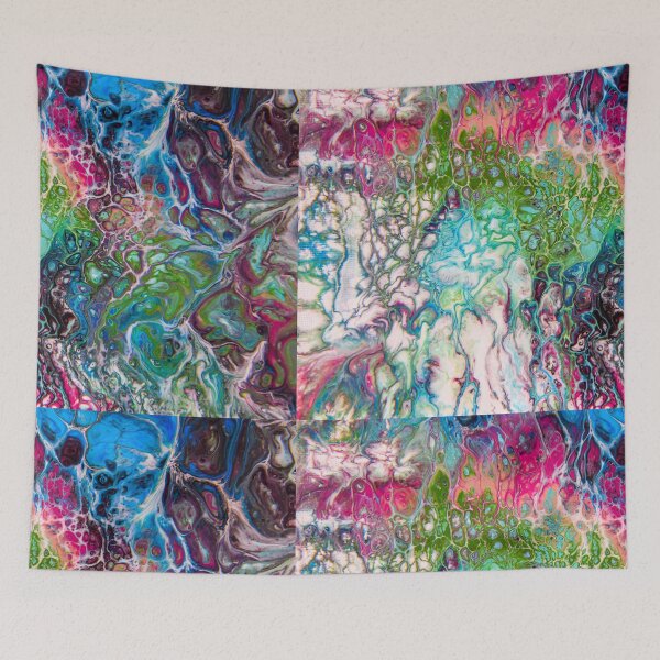 Item preview, Fluid art, acrylic pour designed and sold by Dreamscape Eclectic .