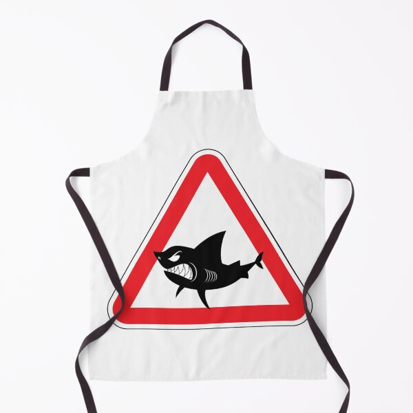 Item preview, Shark Warning Sign designed and sold by treasure-crafts.