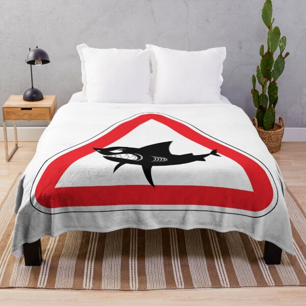 Item preview, Shark Warning Sign designed and sold by treasure-crafts.