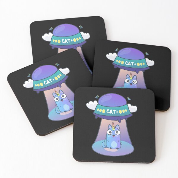 Item preview, Catch funny unicorn cat! Hi is alien designed and sold by Olena Du.