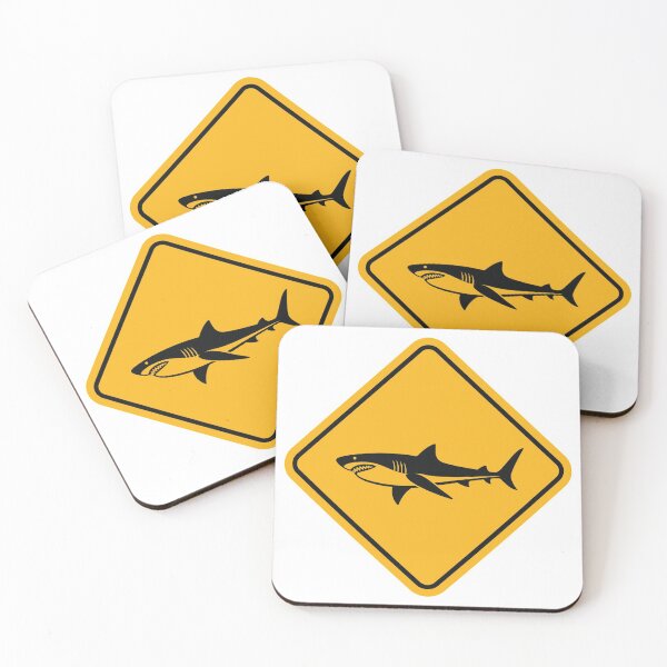 Item preview, Shark Warning Sign  designed and sold by treasure-crafts.