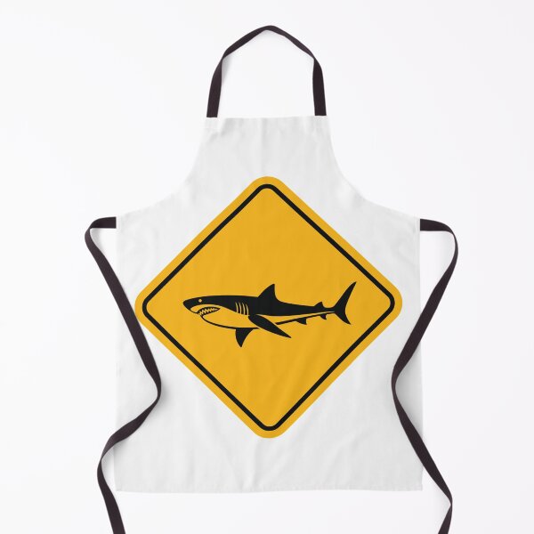 Item preview, Shark Warning Sign designed and sold by treasure-crafts.