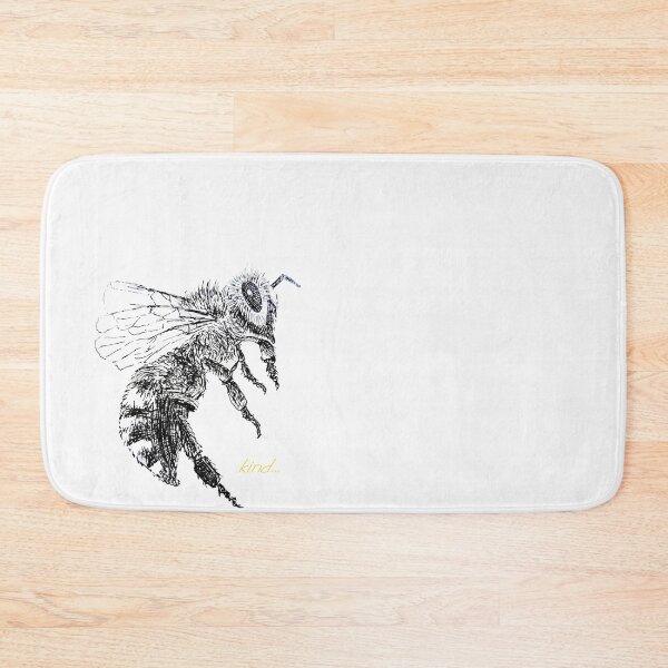 Item preview, bee rendering/ line art bee kind designed and sold by Wizabi.
