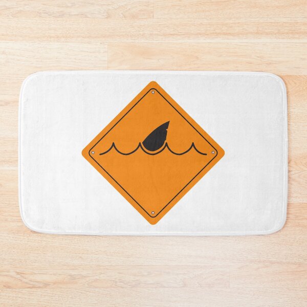 Item preview, Shark Warning Sign  designed and sold by treasure-crafts.
