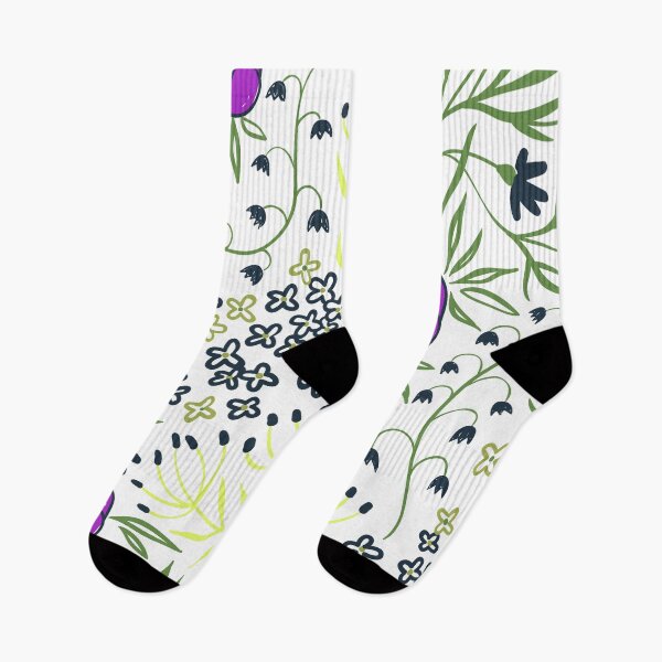 Item preview, Aisha - Purple And Yellow Flower Print designed and sold by Izzabel Shopping Center.