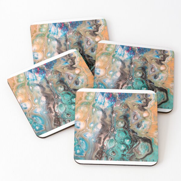 Item preview,  Fluid art, acrylic pour designed and sold by Dreamscape Eclectic .