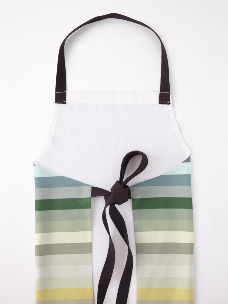 Thumbnail 5 of 6, Apron, Candy Lane - Multicoloured Rainbow Stripes designed and sold by Izzabel Shopping Center.