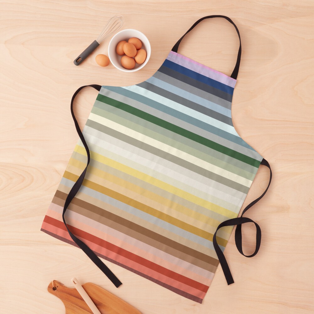 Candy Lane - Multicoloured Rainbow Stripes Apron