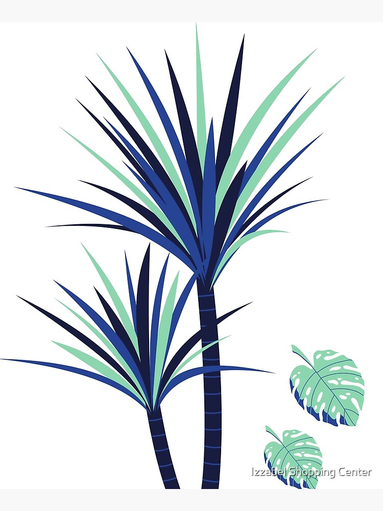 Tina - Palm Flower Print by style41
