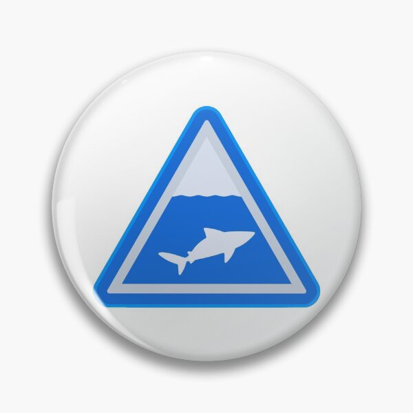 Artikelvorschau, Hai-Warnschild entworfen und verkauft von treasure-crafts.