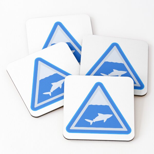 Item preview, Shark Warning Sign  designed and sold by treasure-crafts.