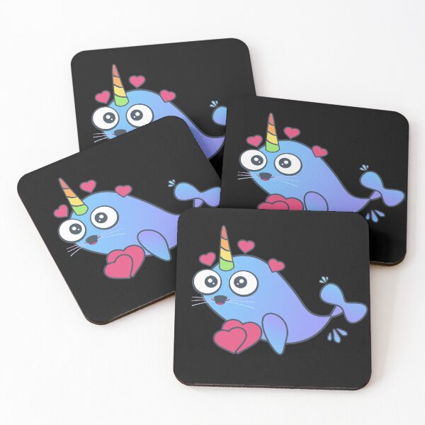 Item preview, funny unicorn whale with love designed and sold by Olena Du.