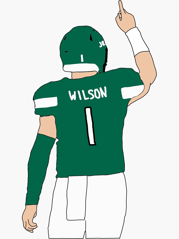 WinCraft New York Jets Zach Wilson 2 Pk. Decal