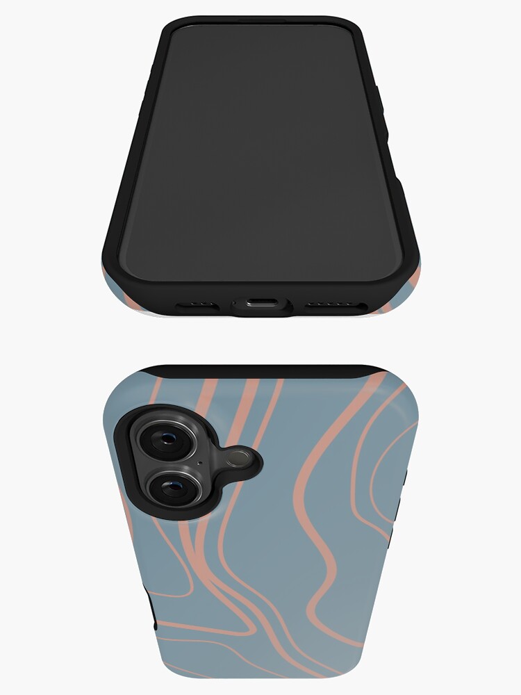 Thumbnail 3 of 4, iPhone Case, You Got Potential - Baby Blue Paisley Print designed and sold by style41.