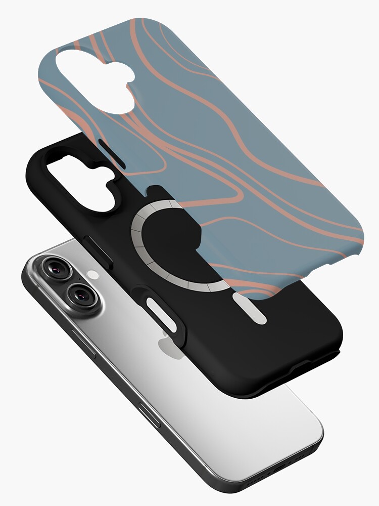 Thumbnail 2 of 4, iPhone Case, You Got Potential - Baby Blue Paisley Print designed and sold by style41.